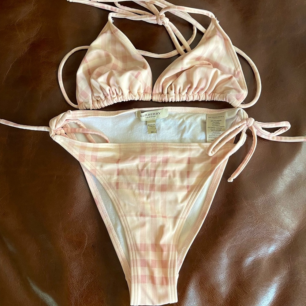 Light pink Burberry bikini